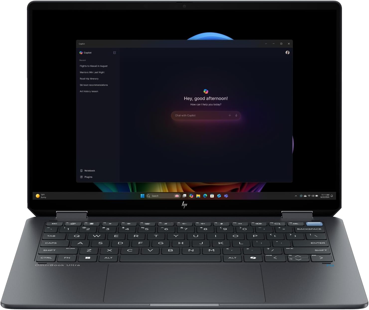 HP OMNIBOOK ULTRA FLIP 14-FH0016NIA 14TH GEN INTEL CORE ULTRA 7 16GB RAM 1TB SSD UP TO 4.8GHZ 14" 3K TOUCHSCREEN BACKLIT KEYBOARD WINS 11 + STYLS PEN - Image 2