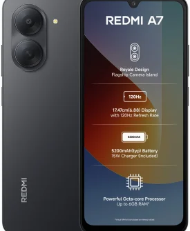 Redmi A7 - 6.88'' 3GB (Expandable to 6gb RAM) 64GB ROM Android 15